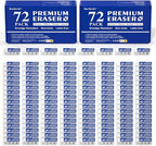 Erasers, Shuttle Art 144 Pack Premium Eraser Bulk, White Erasers Classroom Set for Kids Teachers as School and Office Supplies