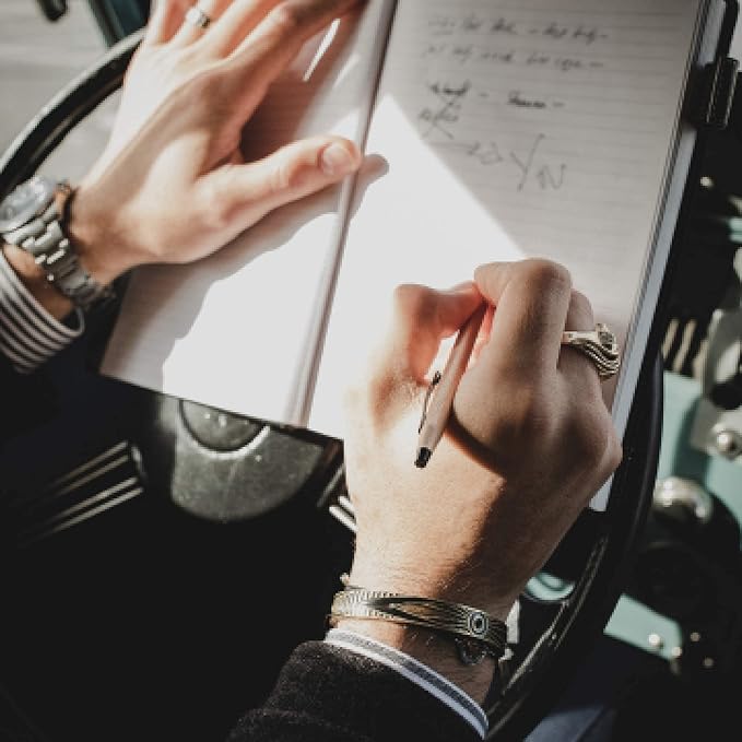 Cross Classic Century Refillable Ballpoint Pen Presented in a Luxury Gift Box - Medium Point, Black Ink, Black Micro-knurl