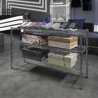 Regal Altair 14" Deep x 48" Wide x 27" Height Wire Shelving Kit | 3-Tier | NSF Commercial Storage Rack Unit