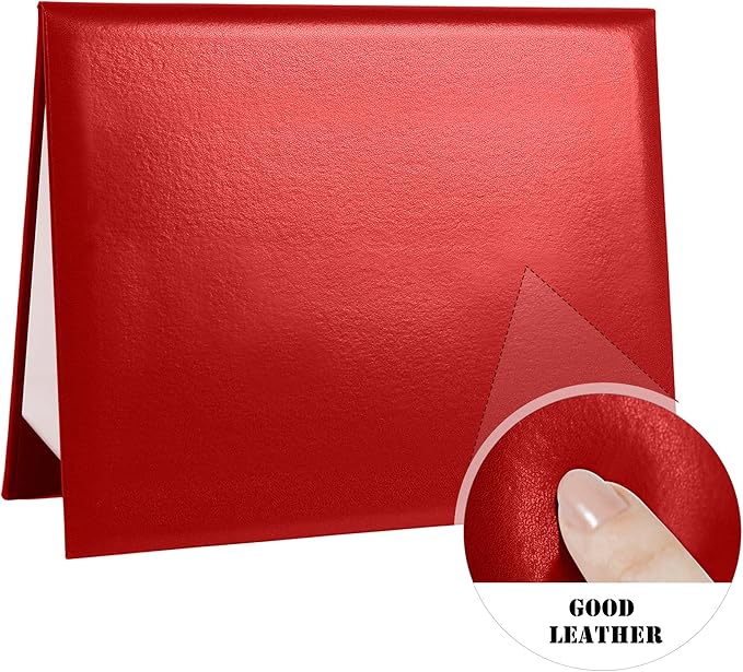 Diploma Cover 8.5” x11” Diploma Holder of Graduation Leatherette Padded Certificate（Tent Style)