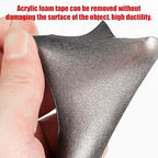 Double Sided Tape Heavy Duty, Waterproof Mounting Foam Tape, 36.5ft Length, 0.4in Width, High Temperature Resistant Adhesive Tape for Car, LED Strip Light, Office Decor, Uses 3M VHB 5952 Raw Material