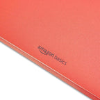 Amazon Basics Heavy Duty Plastic Folders with 2 Pockets for Letter Size Paper, Assorted Colors, Pack of 6