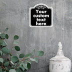 Custom Sign, Custom Indoor/Outdoor Decorative Sign，Aluminum Weatherproof Metal Sign Multiple Sizes, Customize for Office, Business, Workplace, office, Home, Delivery Signs