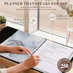 Lanpn End of Life Binder Organizer Death Planner 8.5"x11", Final Wishes & Estate Document Folder with 8 Dividers & 10 Letter Size Binder Pockets, I'm Dead, Now What Life Plan Book When I Die Journal