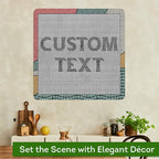 Custom Sign, Custom Street Sign, 11 Font Colors, 13 Font Styles, 4 Hole Options, 22 Sizes, 30x30 Inches, Rust Free DiBound, Fade Resistant, Made in USA by My Sign Center (Fauxsaic 2)