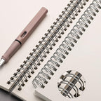 AHGXG Dotted Journals Spiral Notebook 3 Pack, A5 Bullet Dot Grid Journal with 100 GSM Thick Dotted Paper, Transparent Hardcover, 80 Sheets, for Bullet Journaling, Artist Writing Drawing, 5.7" x 8.3"