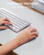 PU Leather Desk Mat Protector - 36"x17" Large Non-Slip Office Desk Pad, Waterproof Keyboard & Mouse Pad, Premium Workstation Cover for Home & Office (Ivory White)