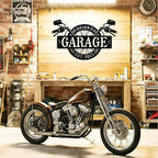 Custom Motorcycle Wheel Metal Signs Personalized Biker Name Sign Custom Garage Decor Motorbikes Wall Art Decor Motorcycle Sign Men Room Decorate Gifts for Men Husband Rider
