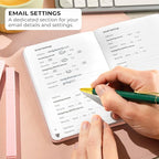 Clever Fox Password Book with alphabetical tabs. Internet Address Organizer Logbook. Small Pocket Password Keeper for Website Logins (Rose Gold)