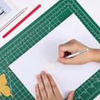CLOYAN Cutting Mat 12"x18", 1 Pack Double-Sided 5-Ply Self Healing Sewing Cutting Mat, Cutting Mats Board for Crafts-Sewing, Fabric, Quilting, Scrapbooking Project
