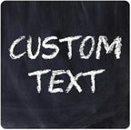 Custom Sign, Custom Street Sign, 11 Font Colors, 13 Font Styles, 4 Hole Options, 22 Sizes, 36x36 Inches, Rust Free DiBound, Fade Resistant, Made in USA by My Sign Center (Chalkboard Black)