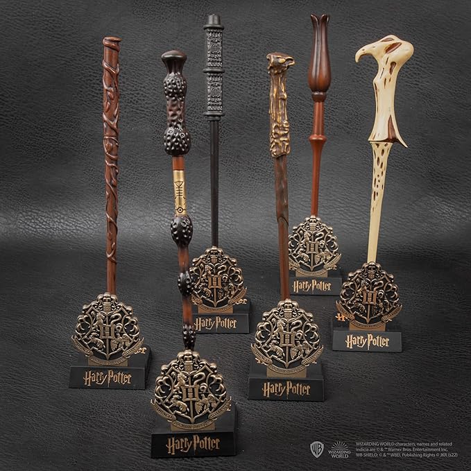 Cinereplicas Harry Potter - Hermione Granger Wand Pen with Stand & Lenticular Bookmark - Official License