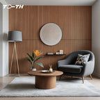 TO-TH Wood-Look Acoustic Wall Panels, 10 Pack 47.2” x 23.6” Sound Panels, Decorative Wood Panels for Wall Sound Dampening Panels for Home, Office, Basement, Cherry with Mitered Edges