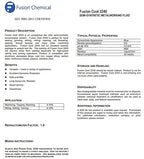 Machining, Grinding, and Cutting Fluid | Fusion Cool 2240 | General Purpose Coolant, Cutting Oil and Machine Shop Operations | Semisynthetic (5 Gallon)