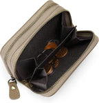 GOIACII Small Genuine Leather Wallet for Women, RFID Blocking Credit Card Holder Wallet