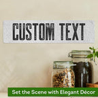 Custom Sign, Custom Street Sign, 11 Font Colors, 13 Font Styles, 4 Hole Options, 22 Sizes, 3x12 Inches, Rust Free DiBound, Fade Resistant, Made in USA by My Sign Center (Concrete)