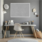 Amanti Art Silver Framed Magnetic Board 21x29 Medium Vision Board for use with Magnets, 100% Metal Sheet to Display Items as Office Decor or for Home Organization in mudroom, Kitchen or Kids Room