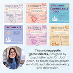 Redirect Flashcards – Challenge Negative Thinking | Transform Automatic Negative Thoughts (Ants) to Positive Affirmations | Used for Personal Growth, Classrooms, Group Therapy | Relieve Anxiety