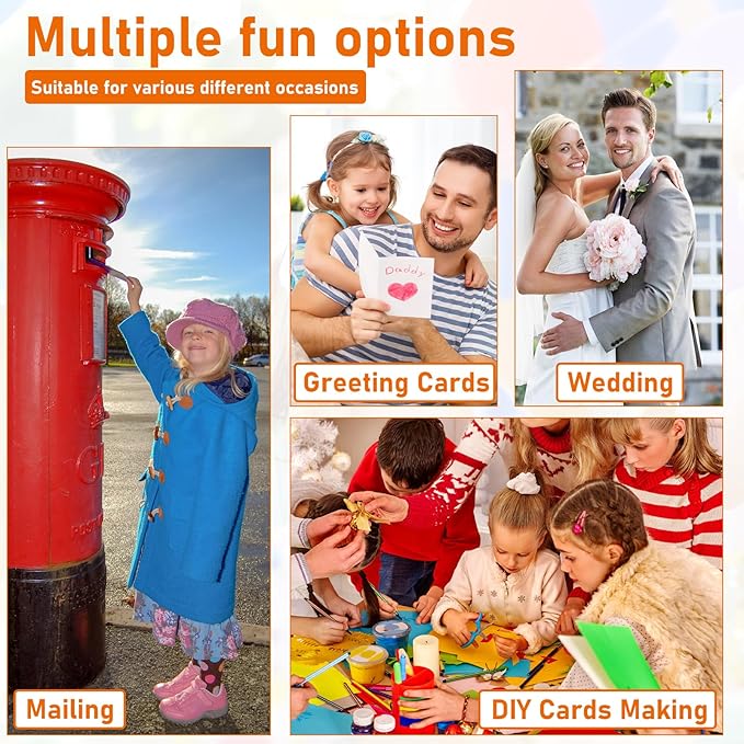 28 Sheets Christmas Red Cardstock 8.5 x 11 Craft Paper, 250gsm/92lb Heavyweight Paper Card Stock for DIY Cards Making, Wedding Invitations, Office Printing, Memus, Anniversary Card