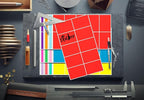 YSHIHE Colored Labels Stickers 3" x 2" Large Color Coding Labels in 12 Assorted Colors Rectangle Name Tags Moving Labels - 480 Pack