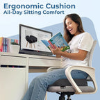 5 STARS UNITED Seat Cushion for Tailbone Pain Relief – Memory Foam Cushion for Coccyx, Hip, Sciatica & Post-Surgery Recovery – Wheelchair, Car, Desk, Gaming & Office Chairs, Dark Gray, X-Large