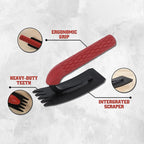 Zenith by Danco ZN700501 Carpet Staple Puller, Staple Extractor for Renovation Projects, Hand Tool Removes Carpet Staples