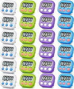 24 Pack Timers Magnetic Kitchen Timer Cooking Timers for Kitchen Digital Timer with Big Display Loud Ring Electronic Timer for Cooking, Classroom, Break Time(24, White,Green,Blue,Purple)