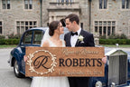 Custom Family Name Sign | Personalized Wooden Wedding Gift | Rustic Last Name Wood Plaque | Established Date Sign |Аnniversаrу (Smith Style)