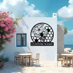 Dyoart Custom Honey Bee Metal Sign | Personalized Metal Bee Wall Art | Custom Garden Signs Outdoor Metal | Bee Hive Decor | Gift for Gardener Bee Keeper | Funny Bee Wall Decor for Home Garden Yard