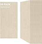 AUTORIFIC Acoustic Panels,10 Pack Sound Panels Noise Reducing for Walls,47.2"x23.6"x0.35" Soundproof Wall Panels,High-Density Acoustic Wall Panels,Decorative Wall Sound Absorbing Panel,Camel