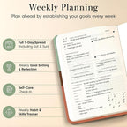 2026 Planner, Daily Journal & Gratitude Journal All-In-One with To Do List, Self Care Prompts & Habit Tracker - 5.8 x 8.3 - Morning