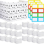 Crtiin 24 Pcs Privacy Folders for Students Desk Dividers Standard School Privacy Cardboard Board Testing Dividers Shield for Classroom Teacher Supplies Keep Eyes from roving(Classic)