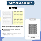 2 Pack of Visitor Badges Log with Carbon Copy Protecting Privacy Pages Visitor Stickers 8.5x11 Inch Visitor Log Book School Church Business Pass Guest Register Book - 450 Badges 60 Memo Pages (2)