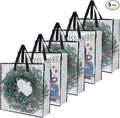 PWRSC 5-Pack Clear Heavy Duty Moving Bags and Storage Bags, 25 Gallon Large Moving Boxes Alternative for Wreath Storage Container, Under Bed Storage, Stadium Events, and College Moving Supplies
