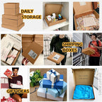JOWLOT 12x9x4 inch Shipping Boxes Set of 20, Brown Corrugated Cardboard Box Literature Mailer for Mailing Packing Moving and Storage
