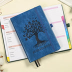 ZXHQ Address Book with Colorful Alphabetical Tabs (8.4" x 5.8") - Address Books for Seniors Hardcover Telephone and Contact Organizer, with Space for Important Website Passwords - Blue