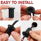 2 Pack 3/4 inch Silicone Wall Bushing Compatible with Starlink, Waterproof Cable Pass Through, Cable Grommet, Routing Kit Accessories