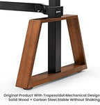 EUREKA ERGONOMIC Electric Standing Desk with Dual Drawers,63 Inches Height Adjustable L-Shaped Office Desk,Sit Stand desk Ergonomic Executive Desk Computer Workstations with Monitor Stand,Right/Walnut