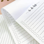 321Done To Do List Notepad - 50 Sheets (5.5" x 8.5") To-Do's Notepad Tear Off, Planning Memo Pad, Planner Checklist Organizing - Made in USA - Simple Script - Wide-Ruled