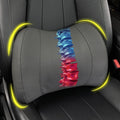 Lofty Aim Lumbar Support Pillow for Car, Memory Foam Lumbar Pillow for Lower Back Pain Relief - Back Cushion for Driving, Chair Support for Car-Office Chair, Wheelchair - Classic Dark Grey