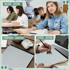 Fuutreo 8 Pcs 8.5'' x 11'' Colored Legal Pad Writing Pads Narrow Ruled 50 Sheets Per Notepad Perforated Writing Notepad Office Supplies for College Office Business (Aesthetic Color)