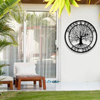 Personalized Tree of Life Metal Sign,Custom Metal Signs,Tree of Life Personalized Wall decoration,Wedding Gifts,Give to Parents and Friends,Housewarming Gifts