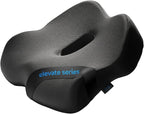 Everlasting Comfort Doctor Recommended Memory Foam Seat Cushion for Office Chairs & Car - Ergonomic Office Desk Accessories - Cushions for Tailbone Pain Relief, Sciatica & Back Support Pillow