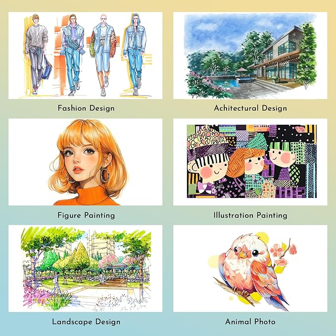 ABEIER Alcohol Markers, 168 Colors Dual Tip (Fine & Chisel) Art, Coloring Markers for Adults Kid, Ideal for Book Drawing Sketching Painting, Card Making, Includes 1 Colorless Blender