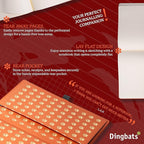 Dingbats* - Wildlife Plain Extra Large A4 Notebook - PU Leather Hardcover Journal for Work, Writing - Pocket, Elastic Closure, Pen Holder, Bookmark