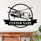 Personalized Metal Airplane Wall Art, Airplane Name Sign, Customized Pilot Name Sign, Airplane Hangar Sign Decor, Aviation Home Office Decor, Large Outdoor Decor, Pilot Gifts, Aircraft Lovers Gift