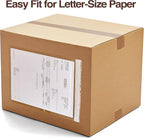 9.5x12 Shipping Label Sleeves 100 Pack Strong Adhesive Back for Secure Package Labelling, Protects Documents with Packing Slip Pouches Packing Sleeves for Mailing and Packaging -WaterProof and Durable