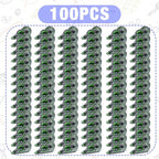 Yexiya 100 Pcs Correction Tapes Original Correction Wide Eraser Applicator Easy to Use Applicator Translucent Tapes Shows for Office Note Journal Scrapbooking, 0.2 Inch x 39.4 Feet