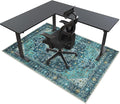 Anidaroel 46"x72" Chair Mat for Hardwood Floor/Tile Floor, Desk Chair Mat for Hard Floors, Under Desk Rug Protector for Rolling Chair, Computer Gaming Chair Mat, Low Pile Carpet Floor Mat