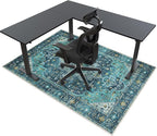 Anidaroel 46"x72" Chair Mat for Hardwood Floor/Tile Floor, Desk Chair Mat for Hard Floors, Under Desk Rug Protector for Rolling Chair, Computer Gaming Chair Mat, Low Pile Carpet Floor Mat